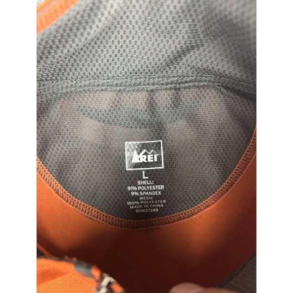 REI Pullover Shirt Mens Large Half Zip Performance Outdoor Hiking Athletic - Picture 2 of 5